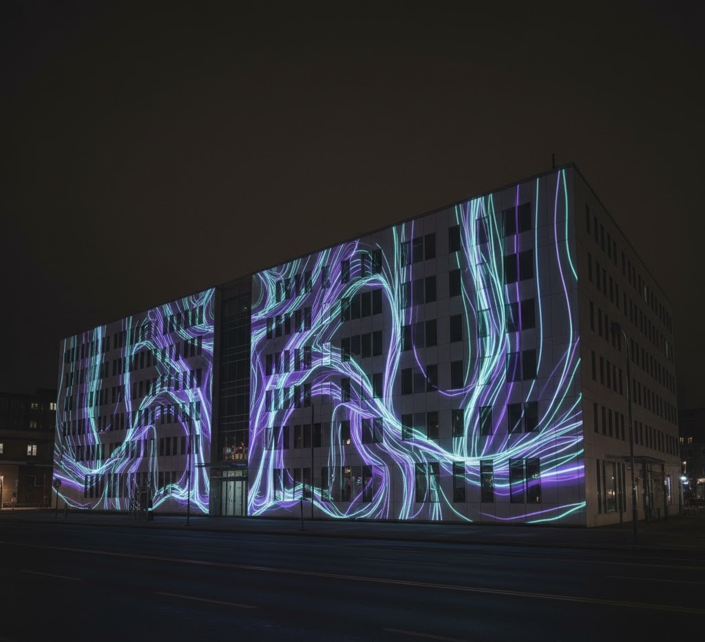 Digital art projection
